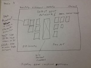 Fighter Character Selection Concept v1