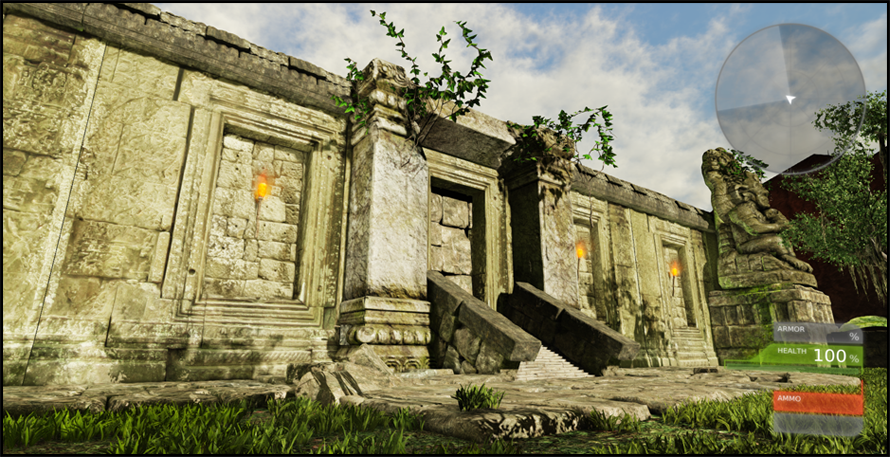 Project: Golden Idol Screen - Entrance to the Temple